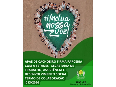 Apae de Cachoeiro é contemplada no Edital de Seleção Púb...