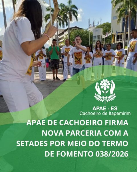 Apae de Cachoeiro firma nova parceria com a SETADES